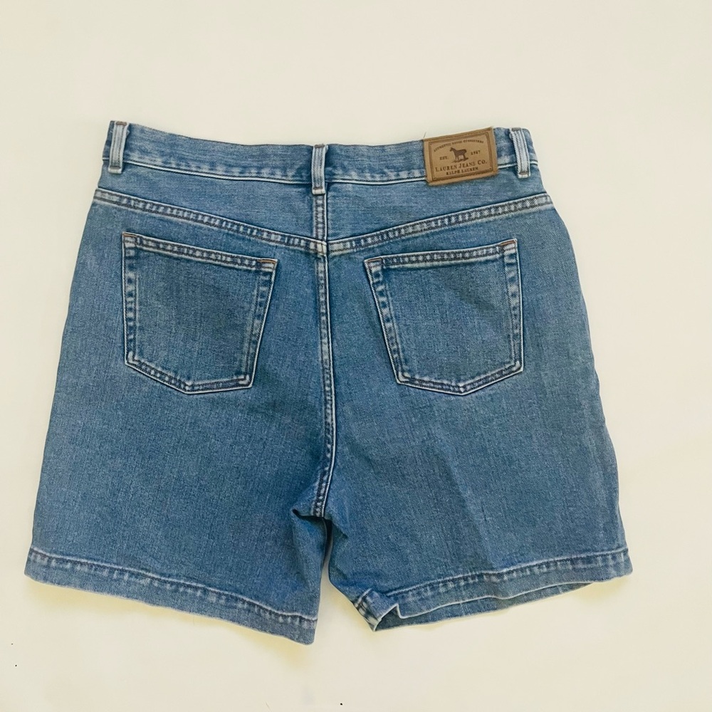 Vintage Lauren Jeans Co. Mom Shorts Ralph Lauren medium wash size 8 - Picture 6 of 6